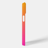 Geel en roze gradiënt ombre Case-Mate iPhone case (Achterkant / Rechts)