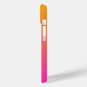 Geel en roze gradiënt ombre Case-Mate iPhone case (Achterkant / Links)