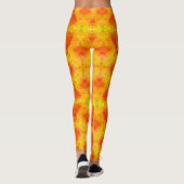 Geel en roze Leggings (Achterkant)