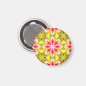 Geel en roze magneet (Voorkant / Achterkant)