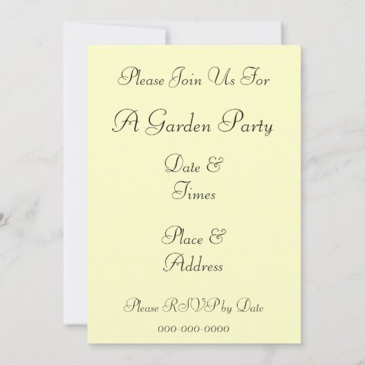 Geel en Roze Rozen Botanische Aangepaste Invitatie Kaart (Achterkant)