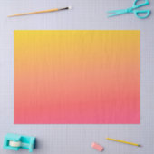 Geel en Roze Verloop Tissuepapier (Craft)