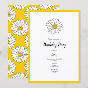 Geel en wit en Patroon 2 Kaart