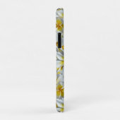 Geel en wit Frangipani-cluster Case-Mate iPhone Case (Achterkant/rechts)