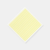 Geel en wit gestreept servet (Hoek)