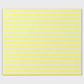 Geel en wit patroon cadeaupapier (Vlak)