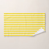 Geel en wit patroon met deklaag bad handdoek (Handdoek)