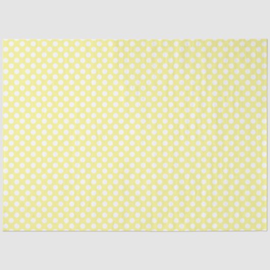 Geel en wit pokdot papier (Voorkant)