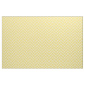 Geel en wit Zigzag Stripes Chevron Pattern Stof (Yard (91,4 cm))