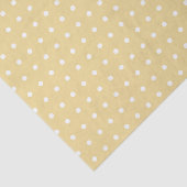 GEEL EN WITTE POLKA DOTS TISSUEPAPIER (Detail)