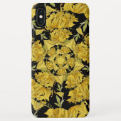 Geel en zwart Azalea fractale kunst Case-Mate iPhone Case (Achterkant)