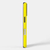 Geel en Zwart Gepersonaliseerd Jersey Naam Nummer Case-Mate iPhone Case (Achterkant / Rechts)
