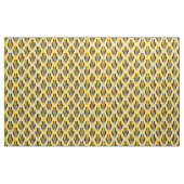 Geel en zwart iconische Art Deco stof (Yard (91,4 cm))