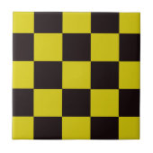 Geel en zwart kastje tegeltje (Voorkant)