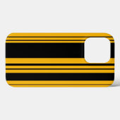 Geel en zwart Stripes Pattern Hoesje-Mate iPhone Case-Mate iPhone Case (Achterkant (horizontaal))