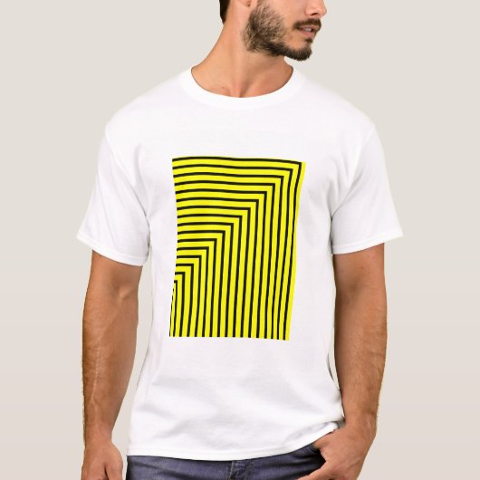 Geel en zwart t-shirt (Voorkant)