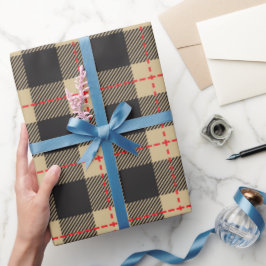 Geel en zwart-witgeel cadeaupapier