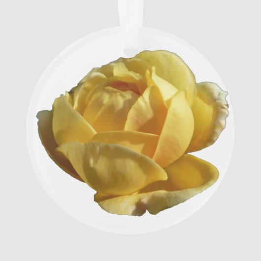 Geel Engels Roos Ornament (achterkant)