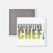 Geel Executive Chef Magneet (Voorkant / Achterkant)