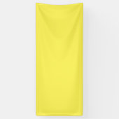 Geel #FFF555, Golden Glow Vinyl Banner (Verticaal)