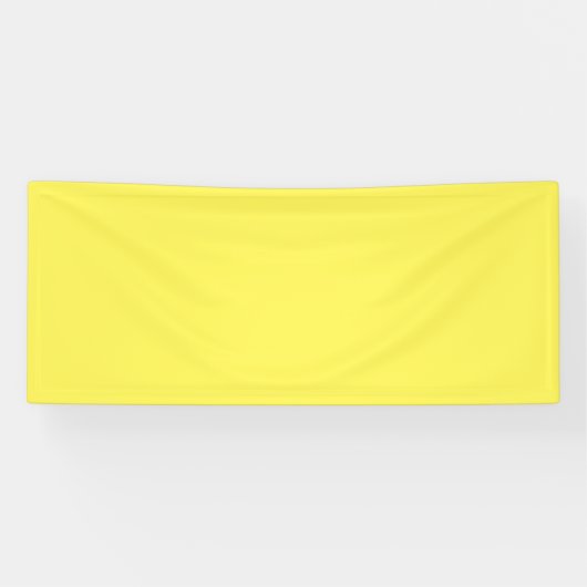 Geel #FFF555, Golden Glow Vinyl Banner (Horizontaal)