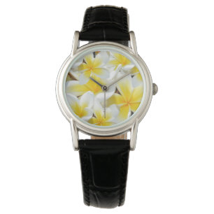 Geel Frangipani Bouquet, Horloge