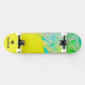 geel futuristisch skateboard (Horizontaal)