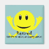 "GEEL GEEL GEMOTIVEERD" MAGNEET (Voorkant)