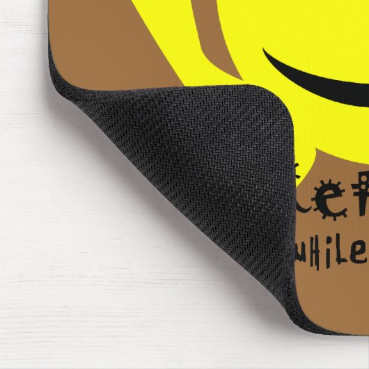 "GEEL GEEL GEMOTIVEERD" MUISMAT (Hoek)