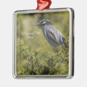 Geel gekroonde Night Heron Ornament (Links)