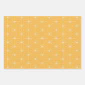 Geel geodetisch omlooppapier inpakpapier vel (Voorkant 3)