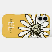 geel gepersonaliseerd Case-Mate iPhone case (Achterkant (horizontaal))