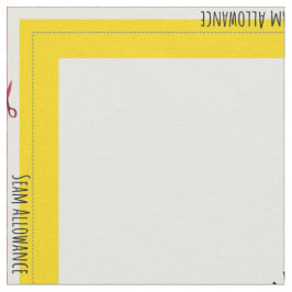 Geel gepersonaliseerde eenvoudige quilt label hoek stof