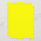 Geel gescand kaart (Voorkant / Achterkant)