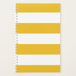Geel gestreepte planner