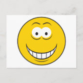 Geel gezicht briefkaart (Voorkant)