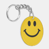 Geel gezicht sleutelhanger (Voorkant Links)