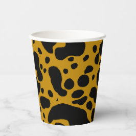 Geel gif Dart Kikker Papieren Bekers