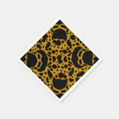 Geel gif Dart Kikker Servet (Hoek)