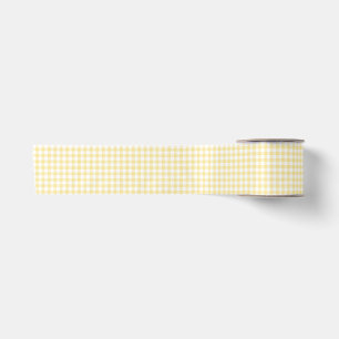 Geel Gingham Lint