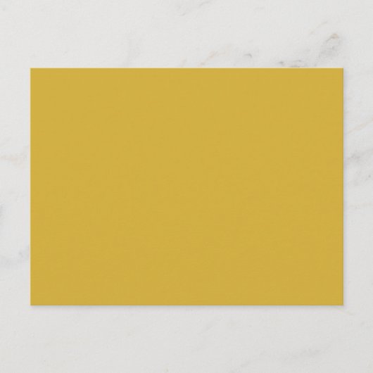 Geel Gold Background Colour Sjabloon Briefkaart (Voorkant)