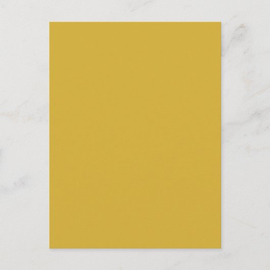 Geel Gold Background Colour Sjabloon Briefkaart (Voorkant)
