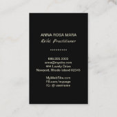 *~* Geel Gold Foil -    Reiki Master Symbol Visitekaartje (Achterkant)