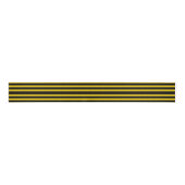 Geel goud en zwarte strips grosgrain lint (Voorkant)