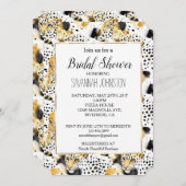 Geel Goud Wit Zwart Luipaarden Abstract Kaart (Voorkant / Achterkant)