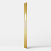 Geel Goud Zonnebloem Bloemen Monogram naam Case-Mate iPhone Case (Achterkant / Rechts)