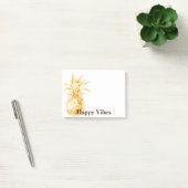 Geel Gouden Ananas Confetti Post-it® Notes (Kantoor)