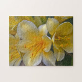 Geel Gouden Lelie Bloemen Bloementuin Puzzel Legpuzzel (Horizontaal)