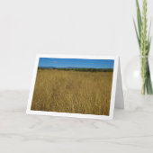 Geel graslandschap kaart (Voorkant)