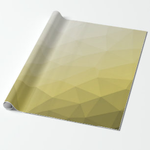 Geel grijs ombre Mach cool elegant Patroon Cadeaupapier